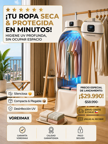 Tu ropa seca y sin humedad aunque afuera llueva